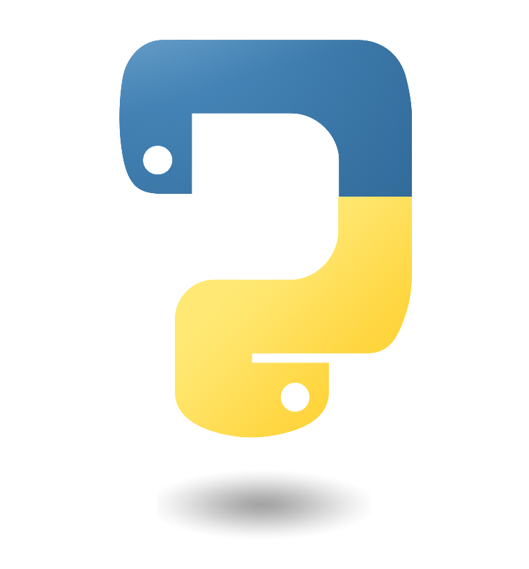 Python questionmark logo